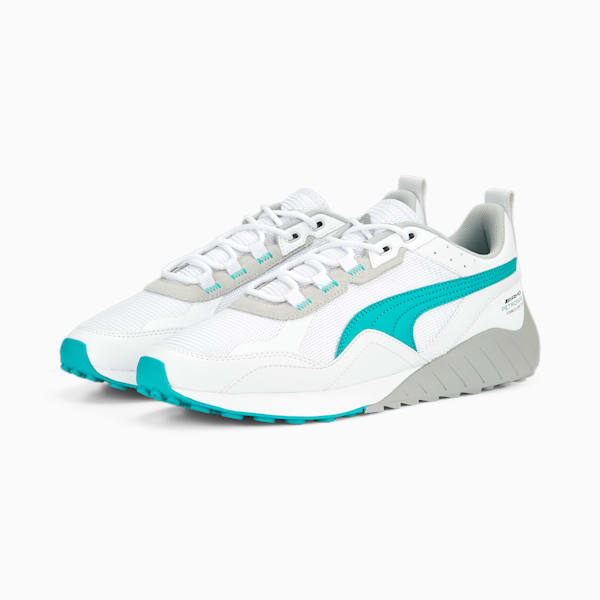 Mercedes AMG Petronas Speedfusion 2 Sneakers, PUMA White-Spectra Green, extralarge-IND