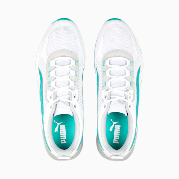 Mercedes AMG Petronas Speedfusion 2 Unisex Sneakers, PUMA White-Spectra Green, extralarge-IND