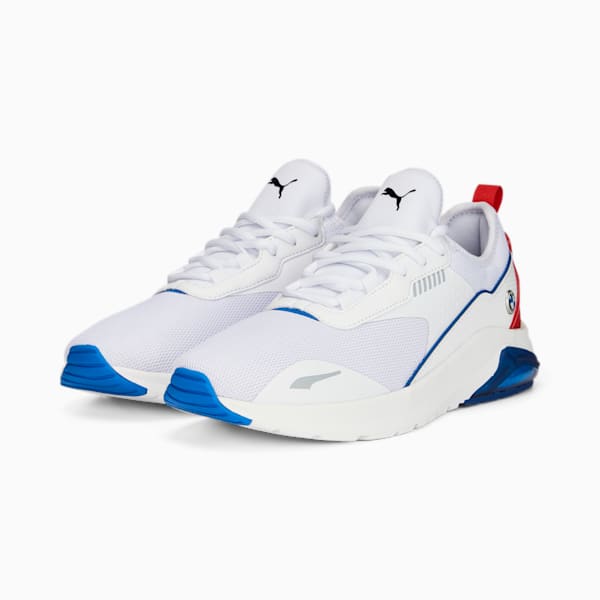 BMW M Motorsport Electron E Pro Unisex Sneakers, PUMA White-Pop Red, extralarge-IND