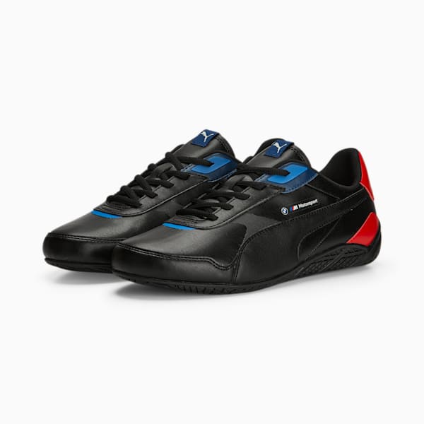 BMW M Motorsport RDG Cat 2.0 Unisex Sneakers, PUMA Black-Pop Red, extralarge-IND