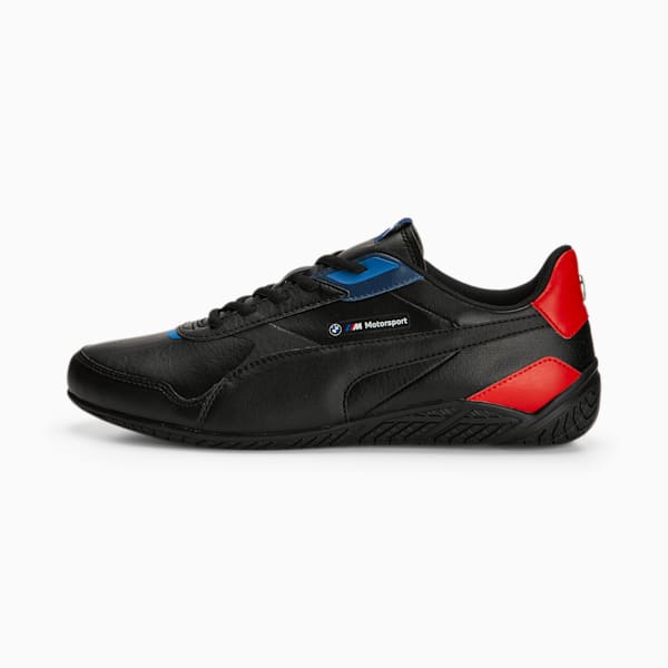 BMW M Motorsport RDG Cat 2.0 Unisex Sneakers, PUMA Black-Pop Red, extralarge-IND