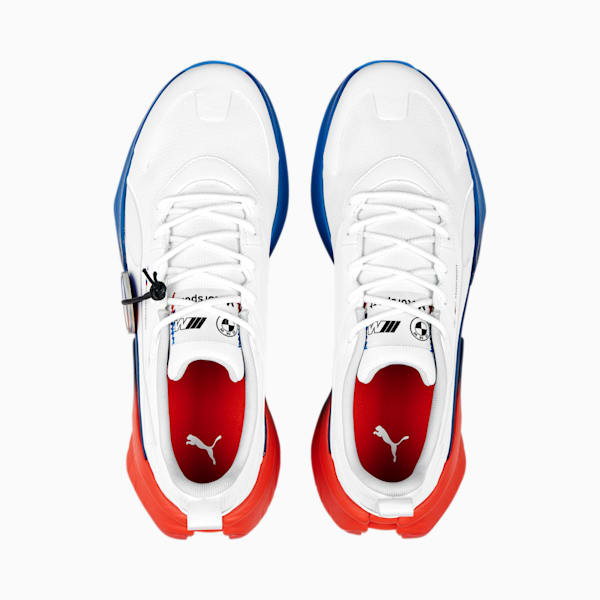 BMW M Motorsport LGND Renegade RT Shoes, PUMA White-Pro Blue-Pop Red, extralarge-IND
