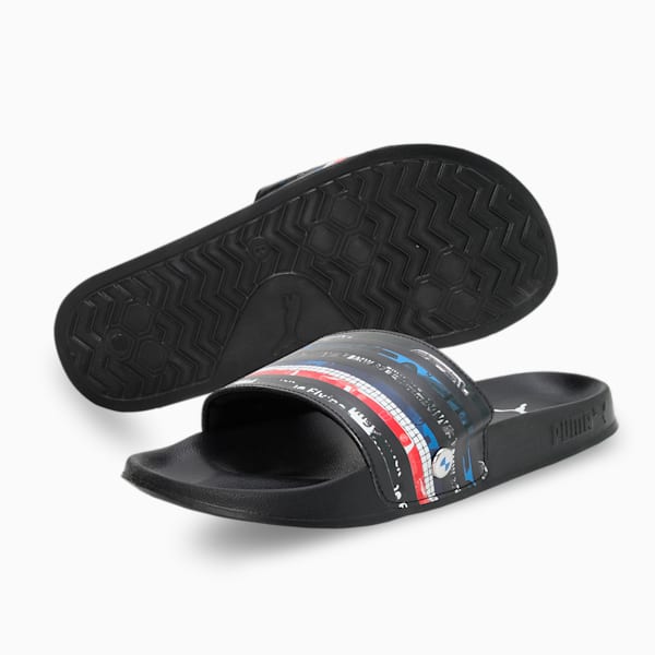 BMW M Motorsport Leadcat 2.0 Ren Unisex Slides, PUMA Black, extralarge-IND