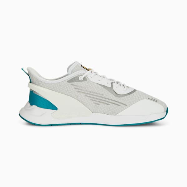 Scuderia Ferrari IONSpeed 2 Unisex Sneakers, PUMA White-Green Lagoon, extralarge-IND