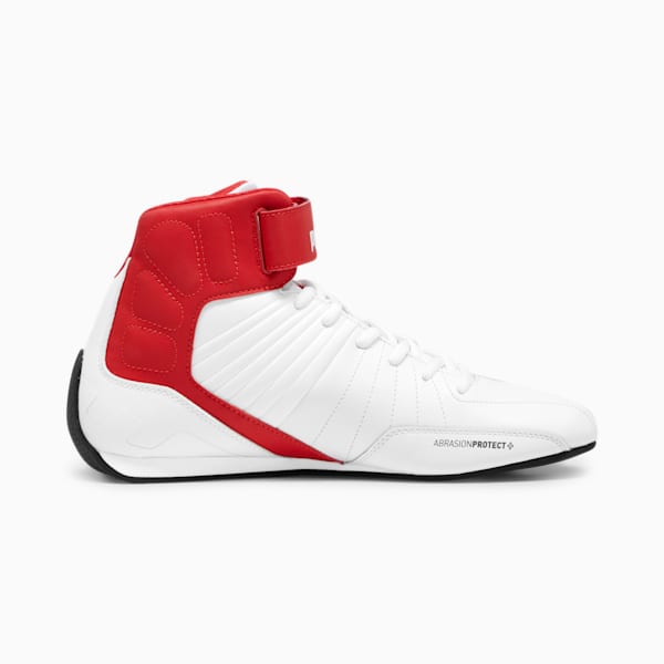 Scuderia Ferrari Kart Cat RL Mid Motorsport Sneakers, PUMA White-Rosso Corsa, extralarge