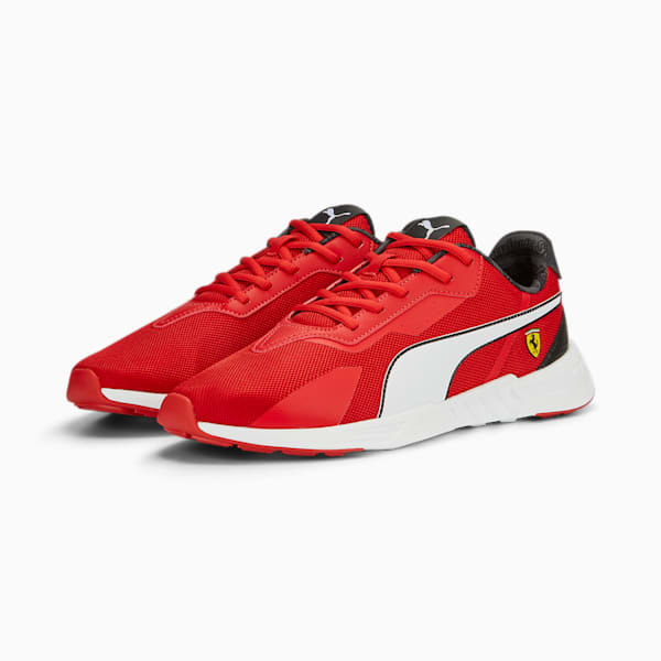 Scuderia Ferrari Tiburion Unisex Sneakers, Rosso Corsa-PUMA White, extralarge-IND