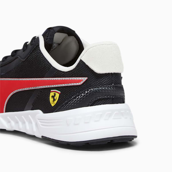 Scuderia Ferrari Tiburion Unisex Sneakers, PUMA Black-Rosso Corsa, extralarge-IND