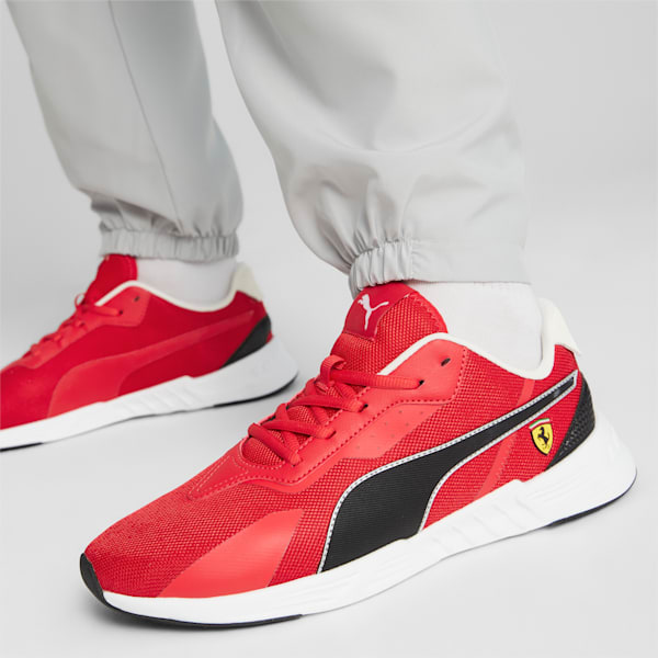 Scuderia Ferrari Tiburion Motorsport Men's Sneakers, Rosso Corsa-PUMA Black, extralarge