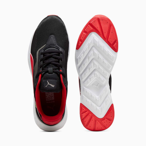 Chaussures de sport motorisé Scuderia Ferrari Tiburion Motorsport, homme, PUMA Black-Rosso Corsa-Puma Aged Silver, extralarge