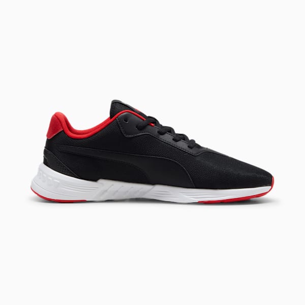 Chaussures de sport motorisé Scuderia Ferrari Tiburion Motorsport, homme, PUMA Black-Rosso Corsa-Puma Aged Silver, extralarge