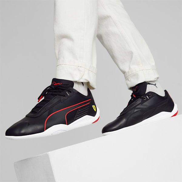 Scuderia Ferrari R-Cat Machina Motorsport Unisex Sneakers, PUMA Black-Rosso Corsa-PUMA White, extralarge-IND