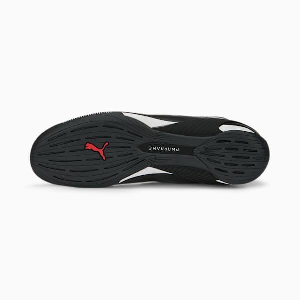 Scuderia Ferrari Carbon Cat Mid Unisex Driving Shoes, PUMA Black-PUMA White, extralarge-IND