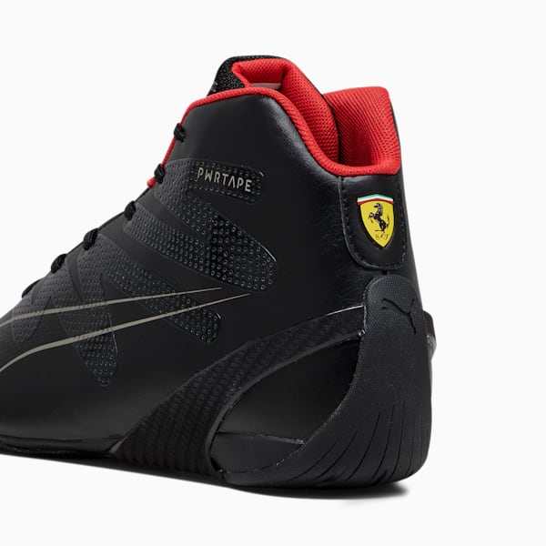 Scuderia Ferrari Carbon Cat Mid Driving Shoes, PUMA Black-PUMA Black, extralarge-IND