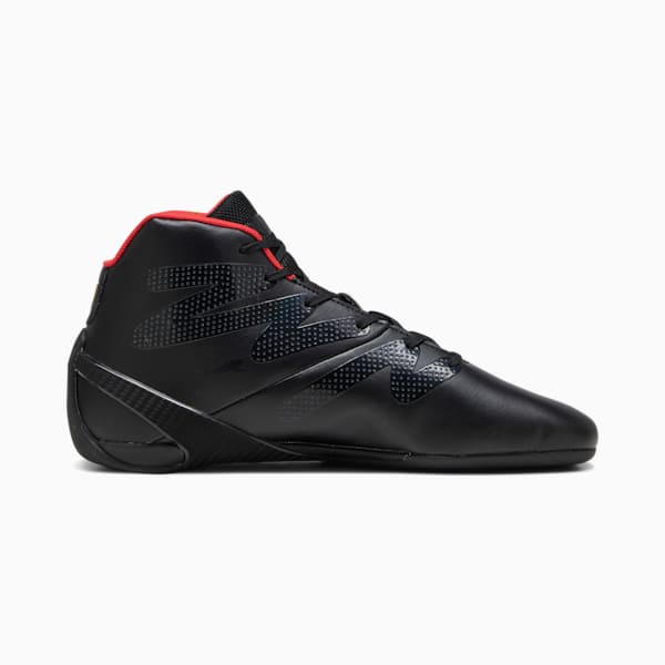 Scuderia Ferrari Carbon Cat Mid Driving Shoes, PUMA Black-PUMA Black, extralarge-IND