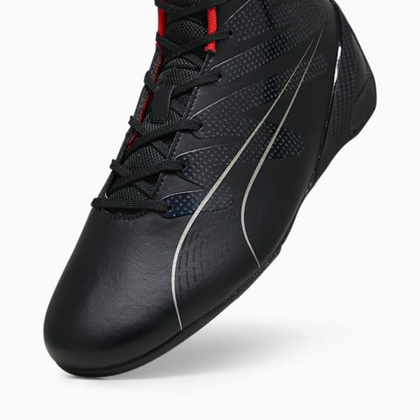 Scuderia Ferrari Carbon Cat Mid Driving Shoes, PUMA Black-PUMA Black, extralarge-IND