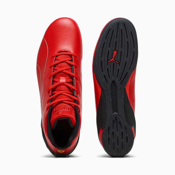 Scuderia Ferrari Carbon Cat Mid Driving Shoes, Rosso Corsa-Rosso Corsa-PUMA Black, extralarge-GBR