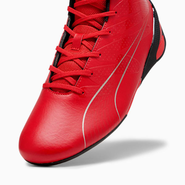 Scuderia Ferrari Carbon Cat Mid Driving Shoes, Rosso Corsa-Rosso Corsa-PUMA Black, extralarge-GBR