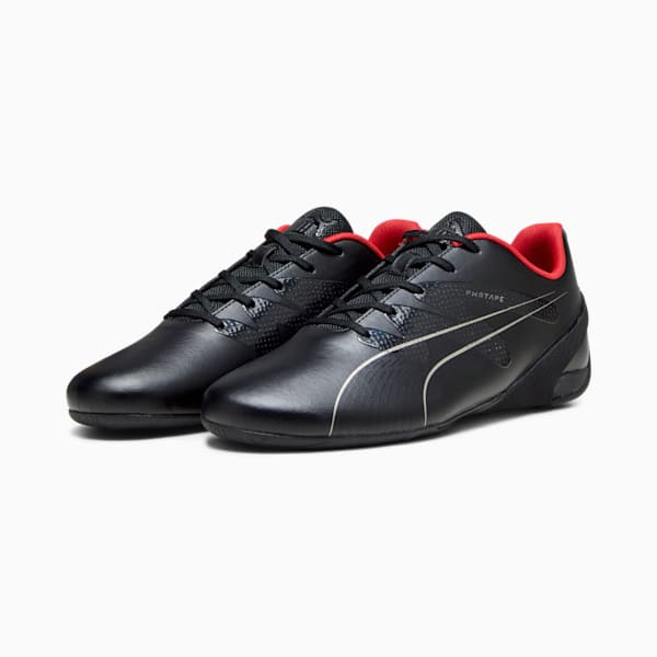 Scuderia Ferrari Carbon Cat Men's Driving Shoes, PUMA Black-PUMA Black, extralarge