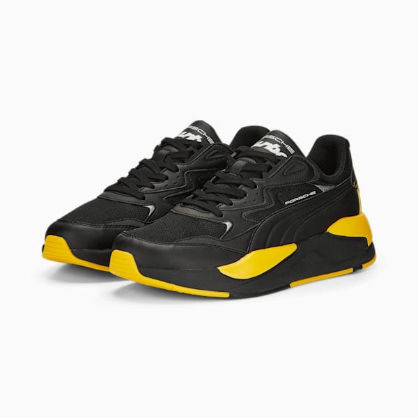 Porsche Legacy X-Ray Speed Unisex Sneakers, PUMA Black-PUMA Black-Lemon Chrome, extralarge-IND