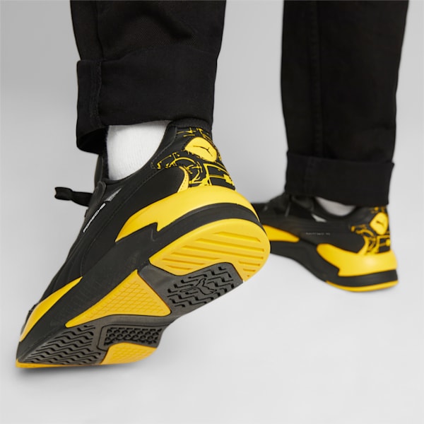 Porsche Legacy X-Ray Speed Unisex Sneakers, PUMA Black-PUMA Black-Lemon Chrome, extralarge-IND