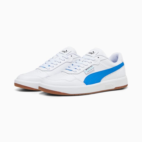 Mercedes-AMG Petronas Motorsport Court Ultra Unisex Shoes, PUMA White-Ultra Blue, extralarge-IND