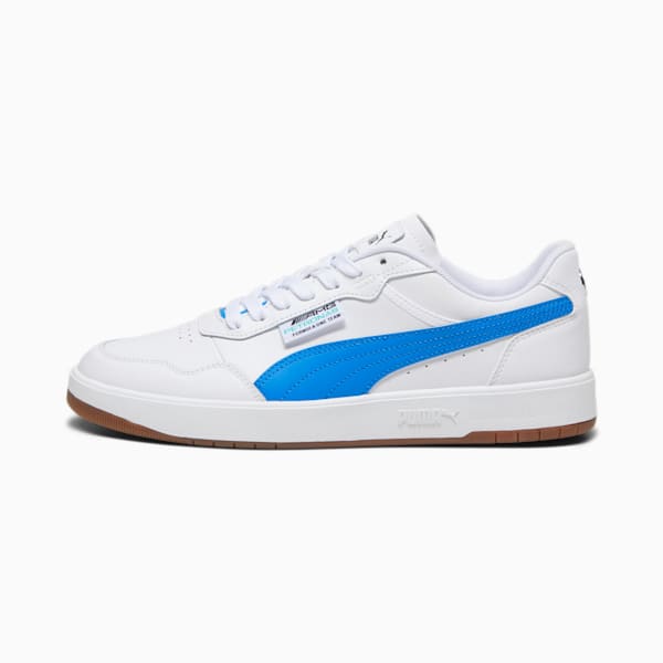 Mercedes-AMG Petronas Motorsport Court Ultra Unisex Shoes, PUMA White-Ultra Blue, extralarge-IND