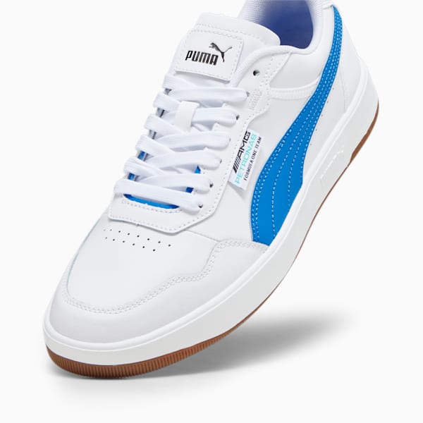 Mercedes-AMG Petronas Motorsport Court Ultra Unisex Shoes, PUMA White-Ultra Blue, extralarge-IND