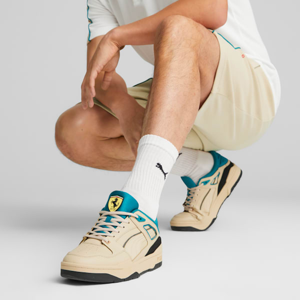 Chaussures de sports autos Slipstream Scuderia Ferrari, Granola-Green Lagoon, extralarge