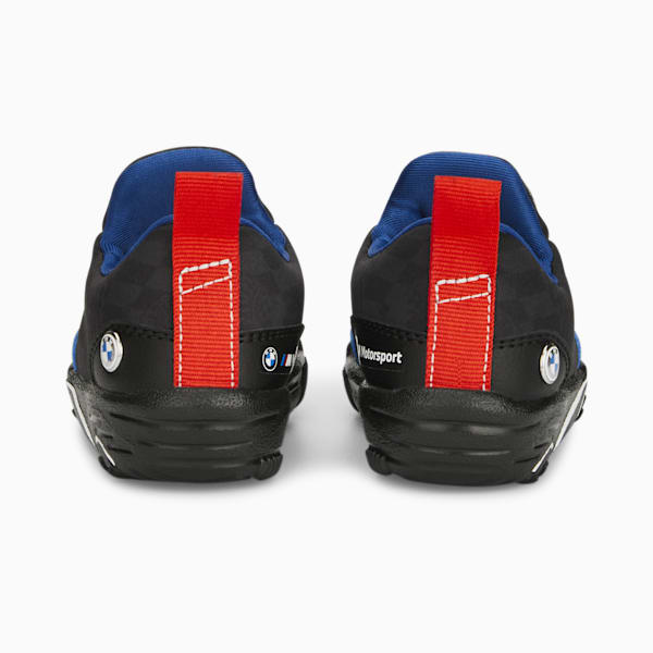 BMW M Motorsport Bao Kart Toddlers Sneakers, PUMA Black-Pro Blue-Pop Red, extralarge-IND