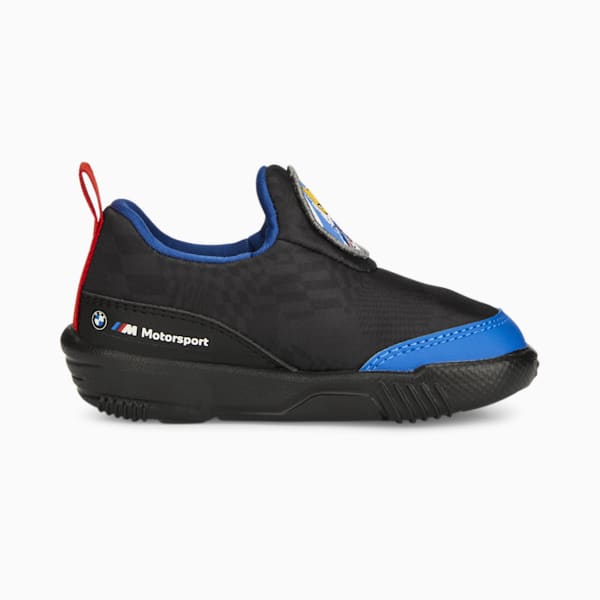 BMW M Motorsport Bao Kart Toddlers Sneakers, PUMA Black-Pro Blue-Pop Red, extralarge-IND