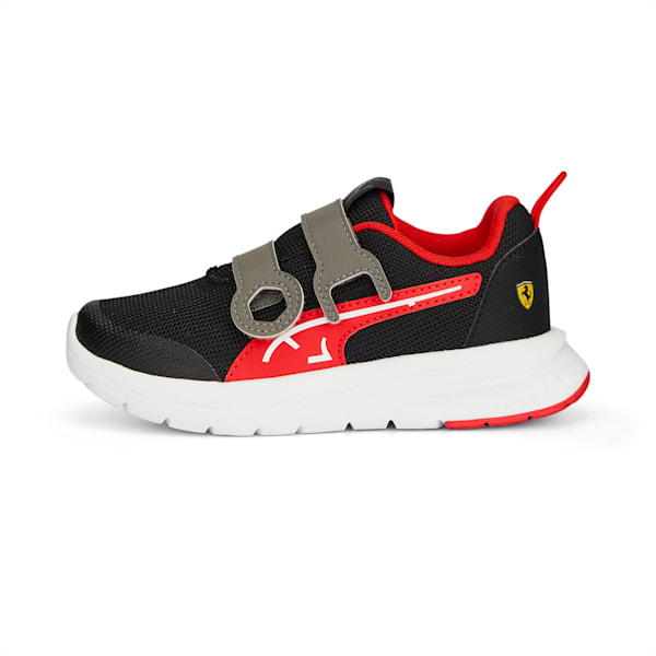 Scuderia Ferrari Evolve PTC V Motorsport Kid's Shoes, PUMA Black-Rosso Corsa, extralarge-IND