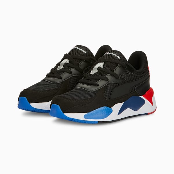 Zapatos deportivos BMW M Motorsport RS-X para niños pequeños , PUMA Black-Pop Red