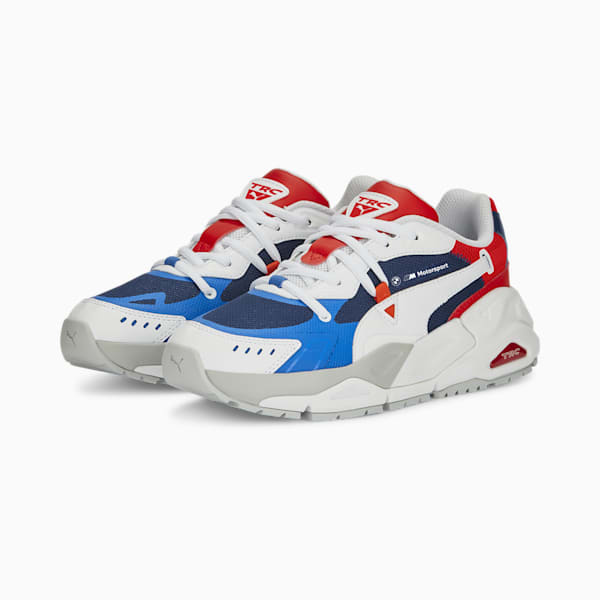 BMW M Motorsport TRC Mira Tech Women's Sneakers, Pro Blue-PUMA White-Pop Red, extralarge-IND