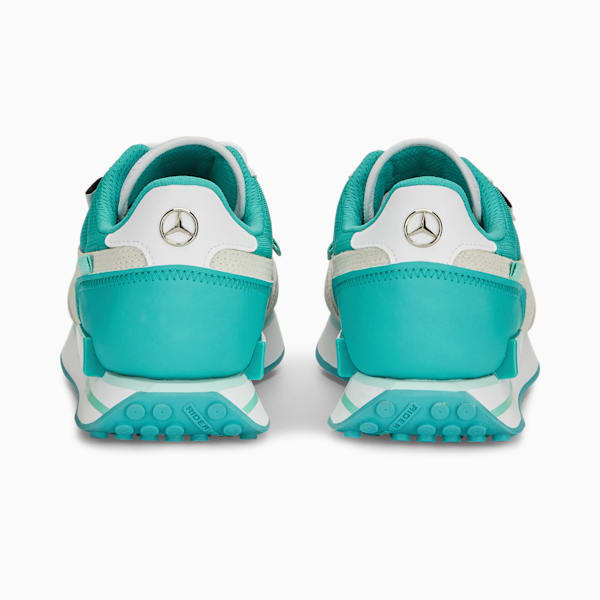 Mercedes-AMG Petronas Motorsport Future Rider Motorsport Men's Shoes, PUMA White-Spectra Green