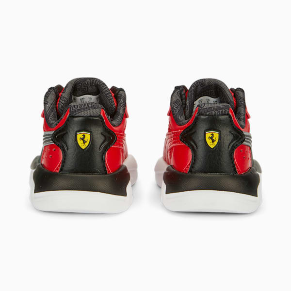 Zapatos deportivos de automovilismo Scuderia Ferrari X-Ray Speed para niños, Rosso Corsa-PUMA Black, extralarge