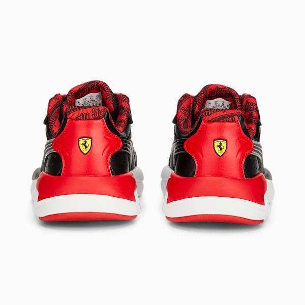 Scuderia Ferrari X-Ray Speed SOFTFOAM+ Motorsport Little Kids' Sneakers, PUMA Black-Rosso Corsa, extralarge