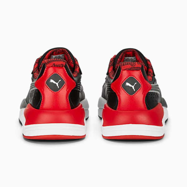 Chaussures de sports motorisés Scuderia Ferrari X-Ray Speed, PUMA Black-Rosso Corsa, extralarge