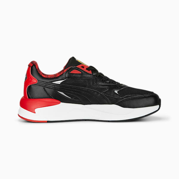 Scuderia Ferrari X-Ray Speed Unisex Sneakers, PUMA Black-Rosso Corsa, extralarge-IND