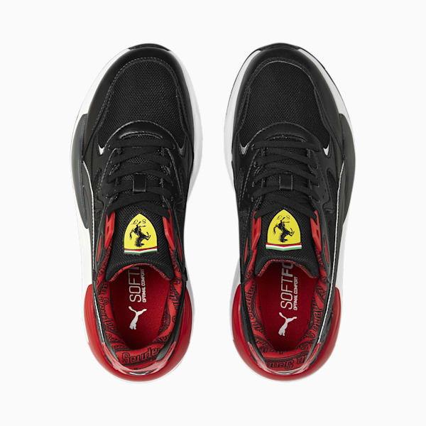 Chaussures de sports motorisés Scuderia Ferrari X-Ray Speed, PUMA Black-Rosso Corsa, extralarge