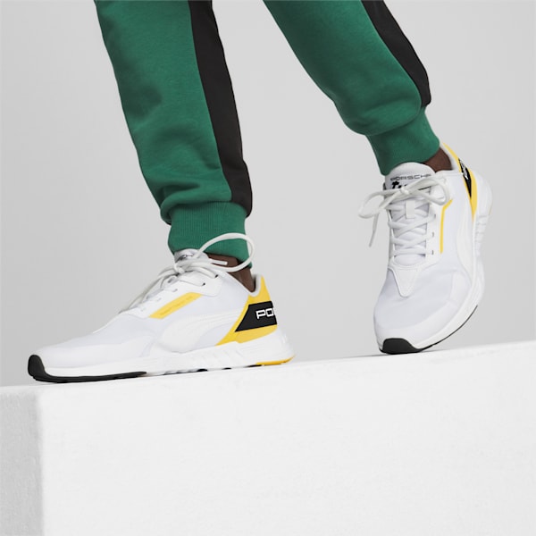 Porsche Legacy Tiburion Logo Sneakers, PUMA White-PUMA White, extralarge-IND