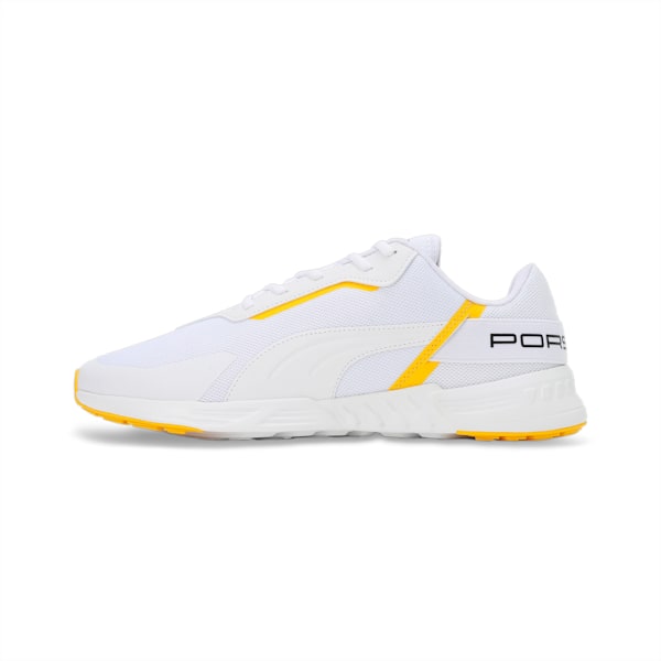 Porsche Legacy Tiburion Logo Sneakers, PUMA White-PUMA White, extralarge-IND