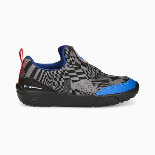 BMW M Motorsport Bao Kart Kids' Sneakers, PUMA Black-Pro Blue-Pop Red, extralarge-IND