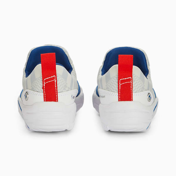 BMW M Motorsport Bao Kart Kids' Sneakers, PUMA White-Pro Blue-Pop Red, extralarge-IND