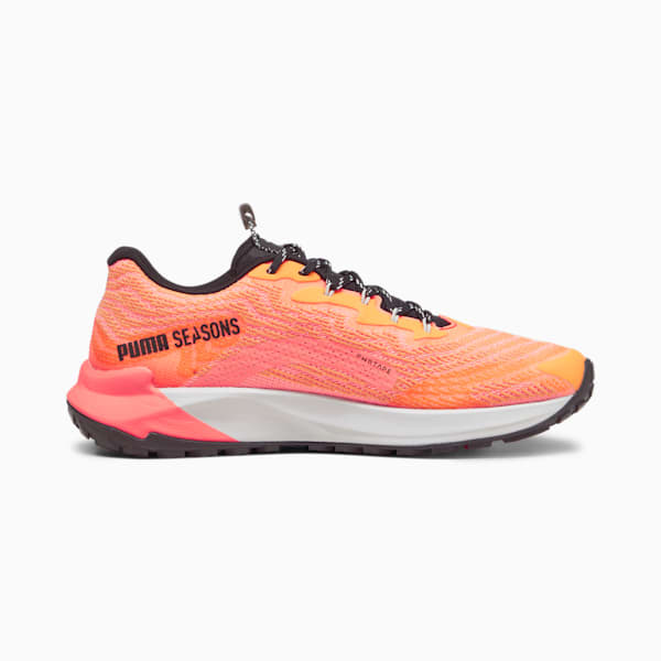 Tenis para carrera de montaña Fast-Trac NITRO 2 para hombre, Neon Sun-Clementine-PUMA Black, extralarge