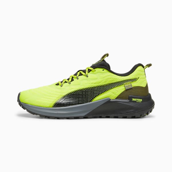 Tenis para carrera de montaña Fast-Trac NITRO 2 para hombre, Lime Pow-Electric Lime-Cool Dark Gray, extralarge