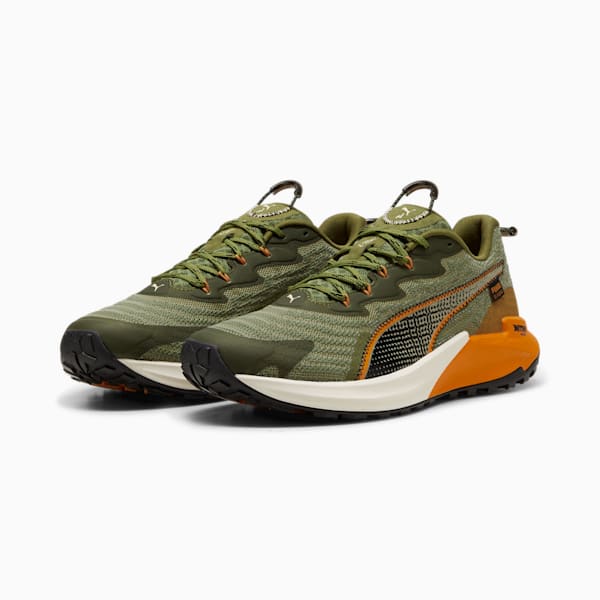 Tenis para carrera de montaña Fast-Trac NITRO 2 para hombre, Olive Green-Myrtle-Ginger Tea, extralarge