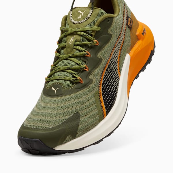 Tenis para carrera de montaña Fast-Trac NITRO 2 para hombre, Olive Green-Myrtle-Ginger Tea, extralarge