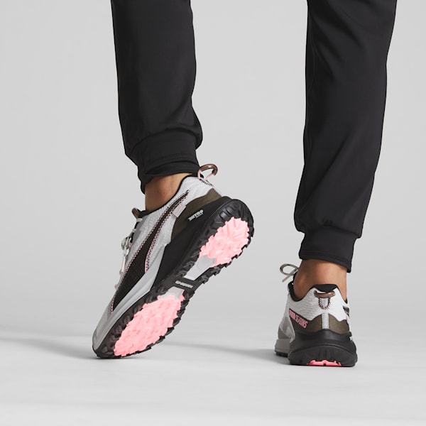 Tenis de carrera de montaña para mujer Fast-Trac NITRO 2, Ash Gray-PUMA Black-Koral Ice, extralarge