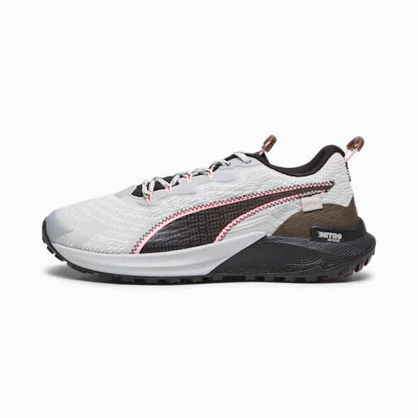 SEASONS Fast-Trac NITRO™ 2 Women's Running Shoes, Ash Gray-PUMA Black-Koral Ice, extralarge