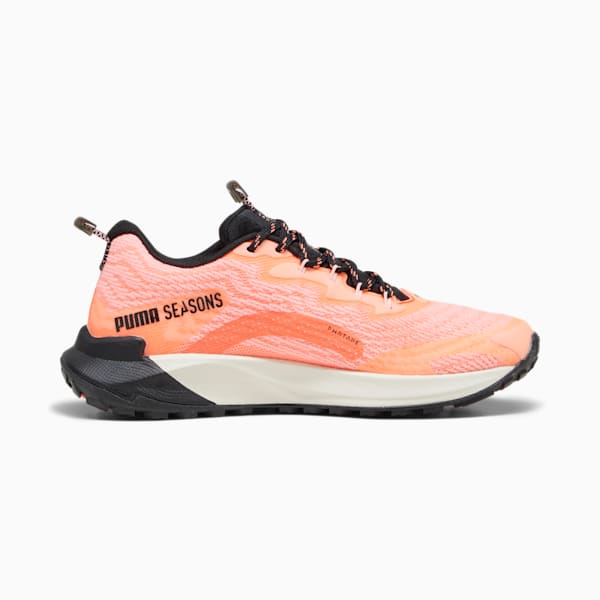 Tenis de carrera de montaña para mujer Fast-Trac NITRO 2, Neon Sun-Alpine Snow-PUMA Black, extralarge